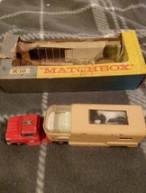 DTE LESNEY MATCHBOX KING SIZE K-18 ARTICULATED HORSE VAN RED CAB W/TAN T... - £28.58 GBP