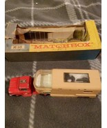 DTE LESNEY MATCHBOX KING SIZE K-18 ARTICULATED HORSE VAN RED CAB W/TAN T... - €32,32 EUR