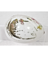 Antique Milk Glass Easter Egg w Raised Horseshoe &amp; Lettering Hand Painte... - $519.32 MXN