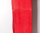 COKE Coca-Cola Bright Red T-Towel Cloth Tri-Fold Golf Towel Black Embroi... - $13.85