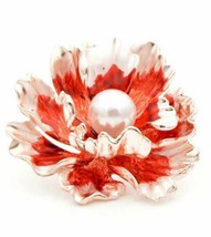 Stunning Vintage Look Gold plated Retro Flower Celebrity Brooch Broach Pin F62 - £18.01 GBP