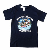 Vintage Disneyland T-Shirt Mickey Goofy Grizzly River Run California Adv... - $46.75