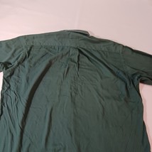 Tommy Hilfiger Shirt Men’s 17(34-35) Button Up Long Sleeve Green Cotton RN 15481 image 10