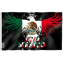 Anley Fly Breeze 3x5 Ft Viva Mexico Flag - Mexico Eagle Mexican MX National Flag - £6.16 GBP
