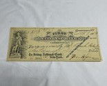 1913 The First National Bank Of Cooperstown NY Check #2612 KG JD - $11.88