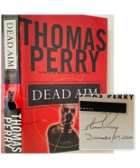 SIGNED Dead Aim by Thomas Perry - Dated NEAR FINE First Edition Hard Cov... - $29.86