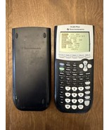 Texas Instruments TI-84 Plus Calculator Black With Case And Fresh Batteries - £38.93 GBP