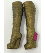 Ever After High Holly O&#39;Hair Dragon Games Knee High Golden Doll Boots Mo... - $9.99