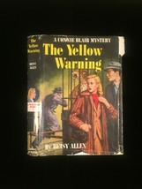1951 "The Yellow Warning" by Betsy Allen frame-ready dust jacket (no book)