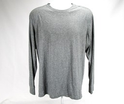 Eddie Bauer Legend Wash Men&#39;s Long Sleeve T-Shirt Sz L Gray Activewear A... - £18.14 GBP