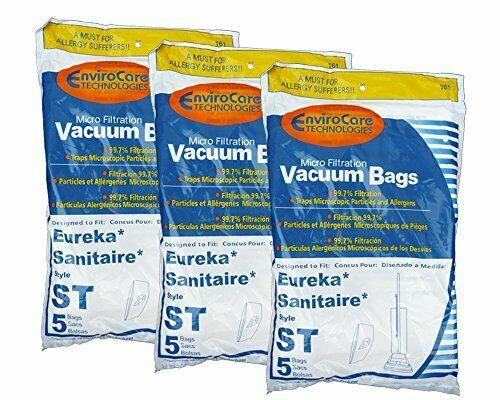 15 Sanitaire Eureka Style ST 63213A Canister Vacuum Cleaner Bags Express, Power - $40.20