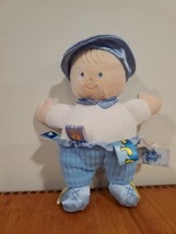 Mary Meyer Taggies Developmental Baby Boy Doll Blue - £13.89 GBP