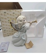 Precious Moments Sing In Excelsis Deo 183830 Angel Tree Topper 9” Vintag... - $66.00