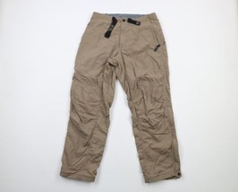 Mountain Hardwear Mens Medium Distressed Double Knee Belted Outdoor Pants Beige - £46.86 GBP