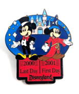 Disneyland Mickey Mouse Tuxedo Sorcerer Last Day 2000 First Day 2001 Pin... - €15,30 EUR