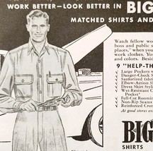1947 Big Yank Work Clothes Advertisement Vintage Shirts Pants Clothing E8K - $367.88 MXN