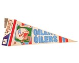 Wincraft Houston Oilers Pennant Full Size AFC Central USA Made Vtg - £15.53 GBP
