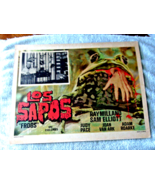 ORIGINAL &quot;16.25 x &quot;12.75    FROGS    MEXICAN   LOBBY  CARD   LIGHT  WEAR... - £78.93 GBP