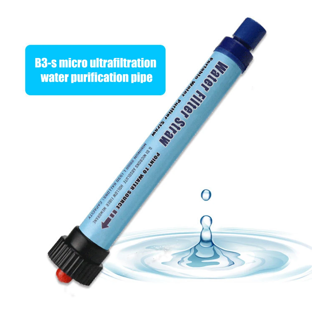 Outdoor Water Purifier Camping Hiking Emergency Life Survival Portable Purifier - £16.02 GBP+