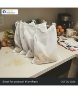 4 Pack - 10x6 Inch 200 Micron - Aquarium Nylon Media Filter Bags - Recta... - $15.93 CAD