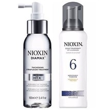 NIOXIN System 6 Scalp Treatment 3.4oz &amp; Diamax 3.4oz SET  - £39.33 GBP