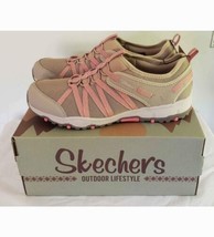 Skechers Seager Hiker Women&#39;s 9 Hiking Shoes Taupe Vegan Memory Foam - £27.96 GBP