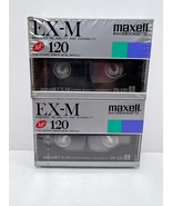 2 Maxwell 8mm Blank Sealed Videocassettes - EX-M 120  - £7.92 GBP