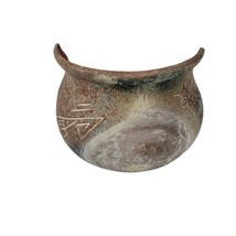 Vtg Kokopelli Petroglyph Studio Half Pot Wall Planter Bowl Tohono O&#39;Odha... - £109.71 GBP