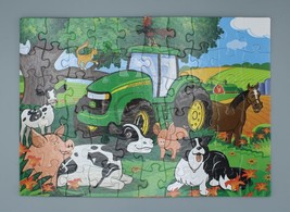 John Deere 60-Piece Puzzle &quot;All My Friends&quot; Farm Scene 10 1/4&quot;x14 1/4&quot; Ages 4+ - £6.18 GBP