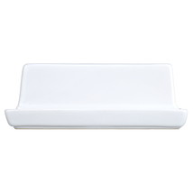 Glazed Stoneware Butter Dish, White - £13.31 GBP