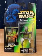 1996 Kenner STAR WARS POTF ASP-7 Droid with Spaceport Supply Rods Mint on Card - £8.57 GBP