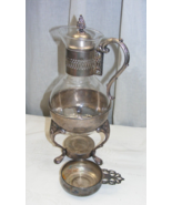 Vintage Silver Plate with Glass Carafe for Coffee plus Wallace Warmer 4-... - €42,21 EUR