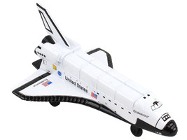 NASA Endeavour Space Shuttle White United States w Runway Section Diecast Model - £14.89 GBP