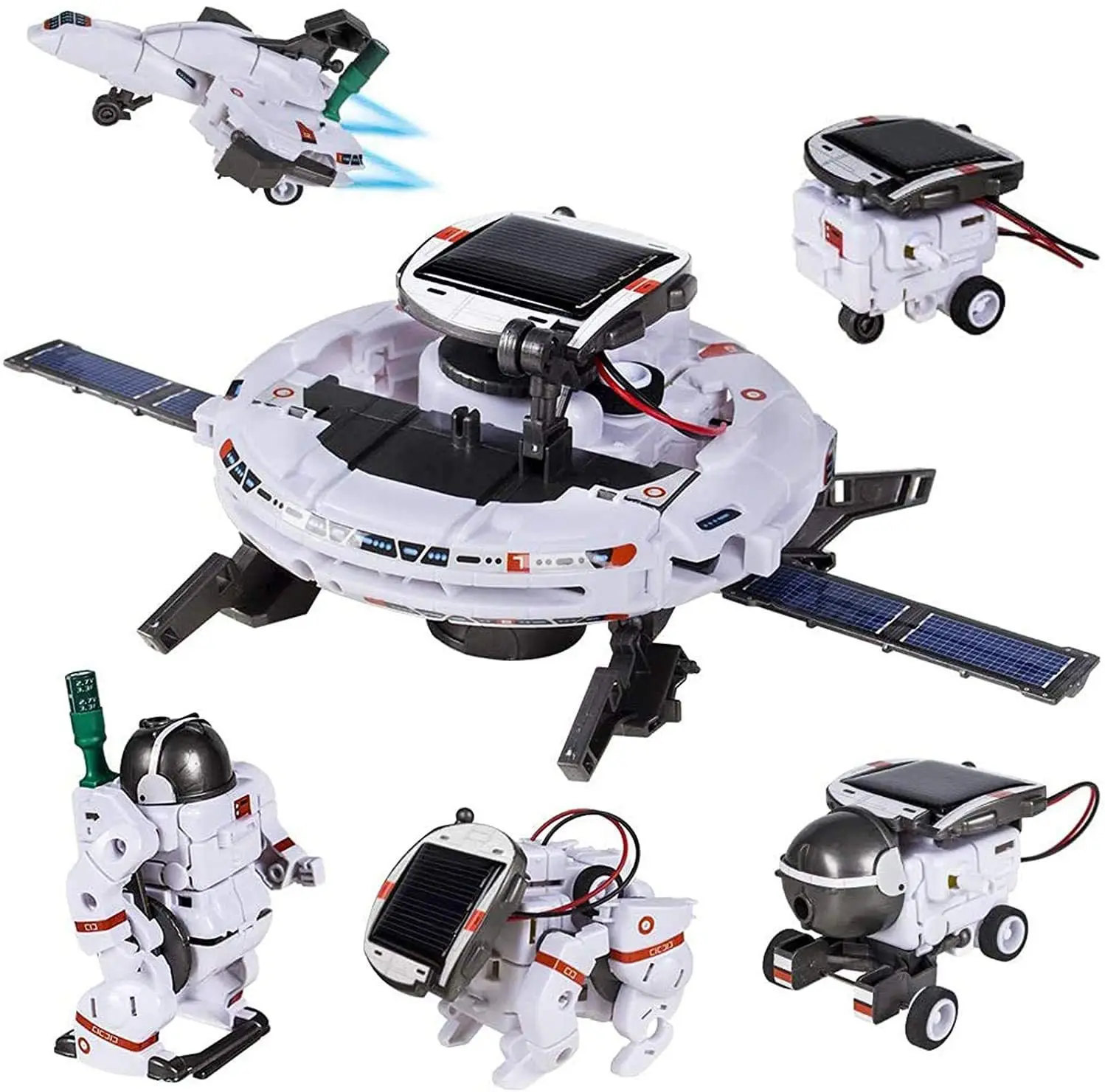 6 in 1 Science Experiment Solar Robot Toy DIY Assembling Learning Tool Educati - £29.22 GBP