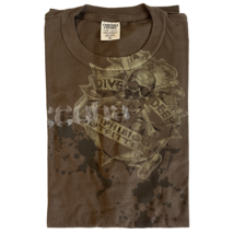 Amphibious Outfitters Men&#39;s T-Shirt XL Dive Deep Skull Vintage Short Sleeve - $579.41 MXN