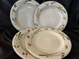 Home Nocoise Dinner Plates Olive Motif 11-1/8&quot; (4) - $37.00