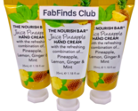 The Nourish Bar Juicy Pineapple Hand Cream Sealed 3.54oz (3x1.18oz) Trav... - £13.41 GBP