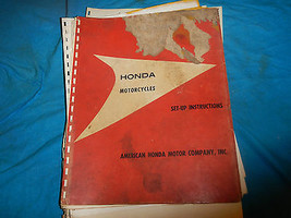 1960&#39;S 60s Honda Dealer Setup Set-up Manual book 50 60 70 80 90 100 150 ... - $207.89