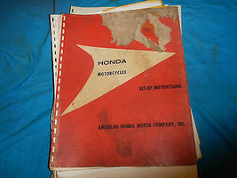 1960&#39;S 60s Honda Dealer Setup Set-up Manual book 50 60 70 80 90 100 150 160 200 - £155.48 GBP