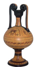 Ancient Greek Geometric Vase Vase Museum Replica Reproduction - £197.04 GBP