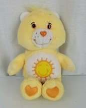 Carebear 2004 Funshine Yellow Sunshine 7&quot; Sun Fun Shine Plush Bear Talks Talking - £23.73 GBP