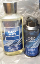 CLEAN SLATE Men&#39;s Bath &amp; Body Work Shower Gel/Body Cream &amp; Body Spray - £22.99 GBP