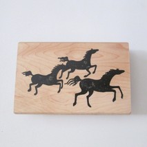 B&amp;J Art Stamps Judy Duke Wild Horses Western Rubber Stamp Las Cruces NM - £7.73 GBP