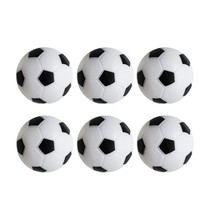 Foosball Table Replacement Foosballs, 36Mm Game Table Size Black And Whi... - $12.99