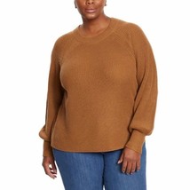 Jessica Simpson Sweater 2X Women&#39;s Tan Raglan Sleeve Sweater NWT - $19.55