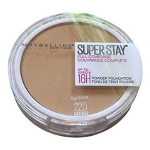 Maybelline Super Stay Full Coverage Powder Foundation 220 Natural Beige 16 Hour - £21.66 GBP
