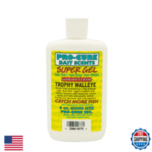 Pro-Cure Trophy Walleye Super Gel - 8oz Fishing Bait Scent Attractant - $37.92