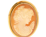 Cameo Women&#39;s Pin / Brooch 14kt Yellow Gold 257658 - $149.00