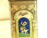 Early 1920&#39;s Lithograph Tin Bunte Fine Confections Tin Lid Chicago USA - $39.59