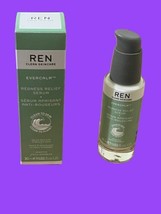 REN Clean Skincare Evercalm Redness Relief Serum Face Serum FULL SIZE 1.02oz NIB - £32.68 GBP